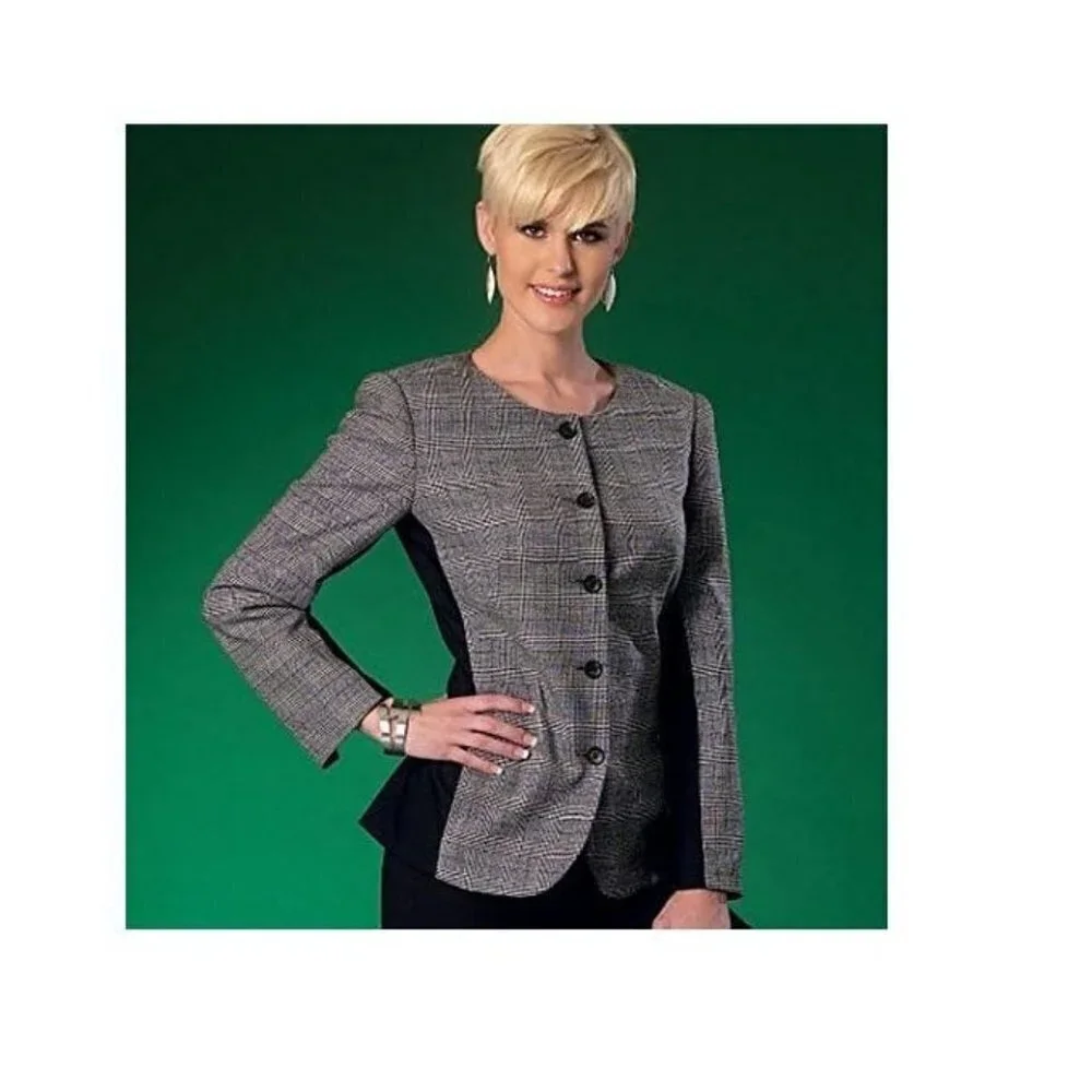 McCalls Sewing Pattern 7024‎ Jacket Coat Misses Size 16-24